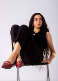 Load image into Gallery viewer, The Audrey Buckle Flat-marron