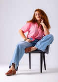 Load image into Gallery viewer, Square Toe Studded Flats-camel