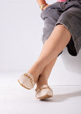 Load image into Gallery viewer, The Audrey Buckle Flat-beige