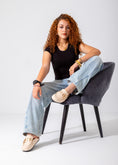 Load image into Gallery viewer, Metallic Studded Buckle Clogs-beige
