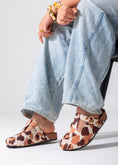 Load image into Gallery viewer, Animal Print Buckle Clogs-orange