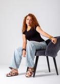 Load image into Gallery viewer, Animal Print Buckle Clogs-orange