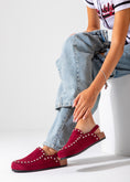Load image into Gallery viewer, Studded Suede Clog-marron