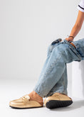 Load image into Gallery viewer, Metallic Studded Buckle Clogs-gold