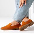 Load image into Gallery viewer, Casual Suede Flat-camel