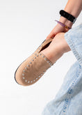 Load image into Gallery viewer, Studded Suede Clog-beige