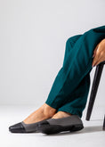 Load image into Gallery viewer, The Contrast Toe Flat-gary