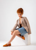 Load image into Gallery viewer, Velvet Touch Chain Loafer-camel