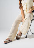 Load image into Gallery viewer, Boho Fringe Slides - CAFE
