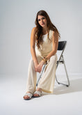 Load image into Gallery viewer, Starlight Criss-Cross Slipper - WHITE
