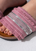 Load image into Gallery viewer, Tassel Trim Sliders - PINK
