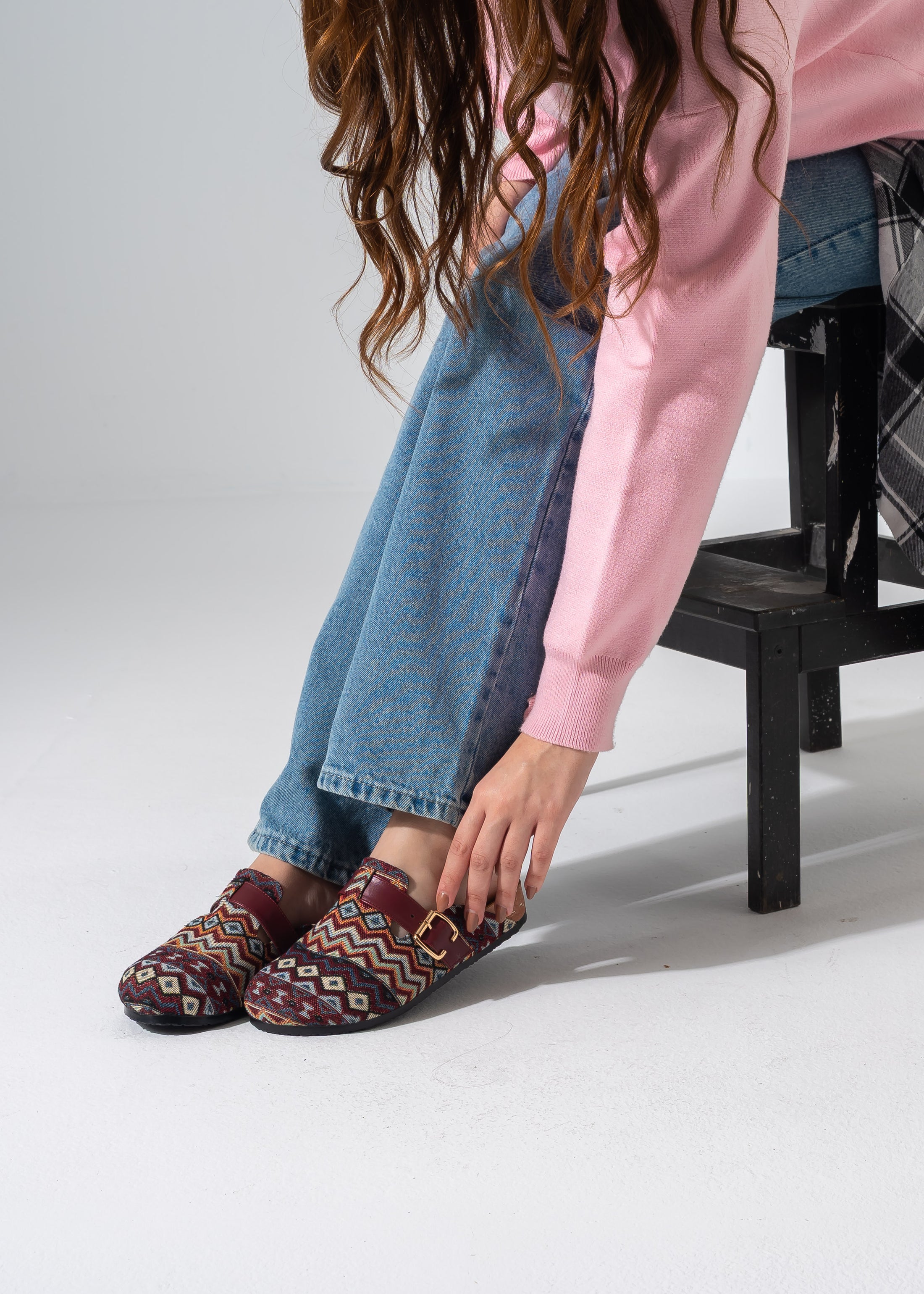 ZigZag Clogs - MARRON