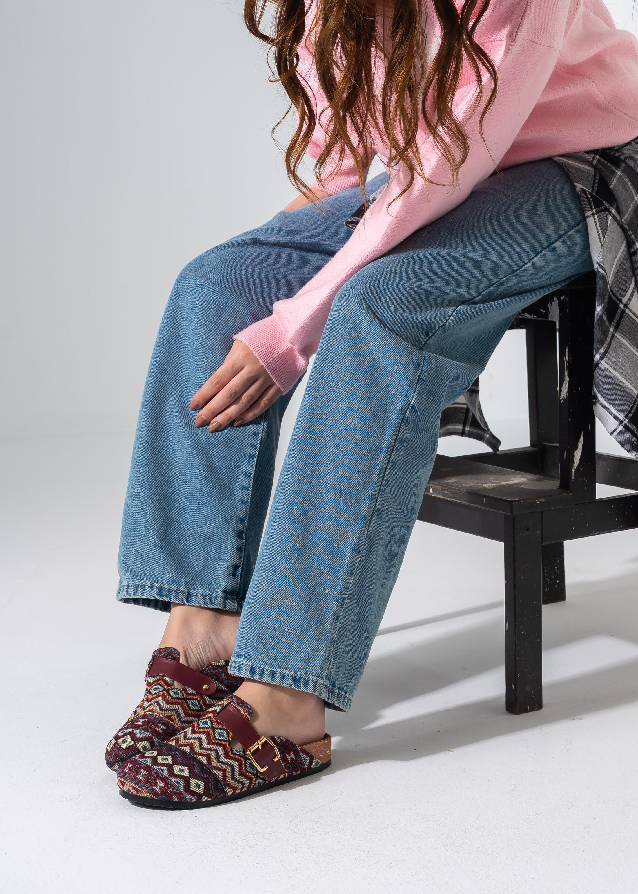 ZigZag Clogs - MARRON