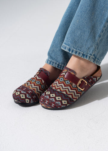 ZigZag Clogs - MARRON