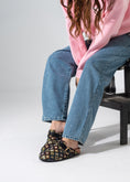 Load image into Gallery viewer, Boho Geometric Clogs - BLACK

