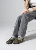 Load image into Gallery viewer, Boho Geometric Clogs - DARK GREEN
