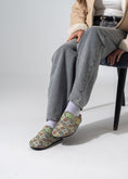 Load image into Gallery viewer, Boho Geometric Clogs - LIGHT GREEN
