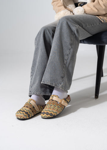 ZigZag Clogs - BEIGE