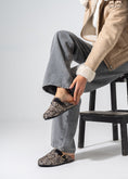 Load image into Gallery viewer, Textured Buckle Clogs - BROWN
