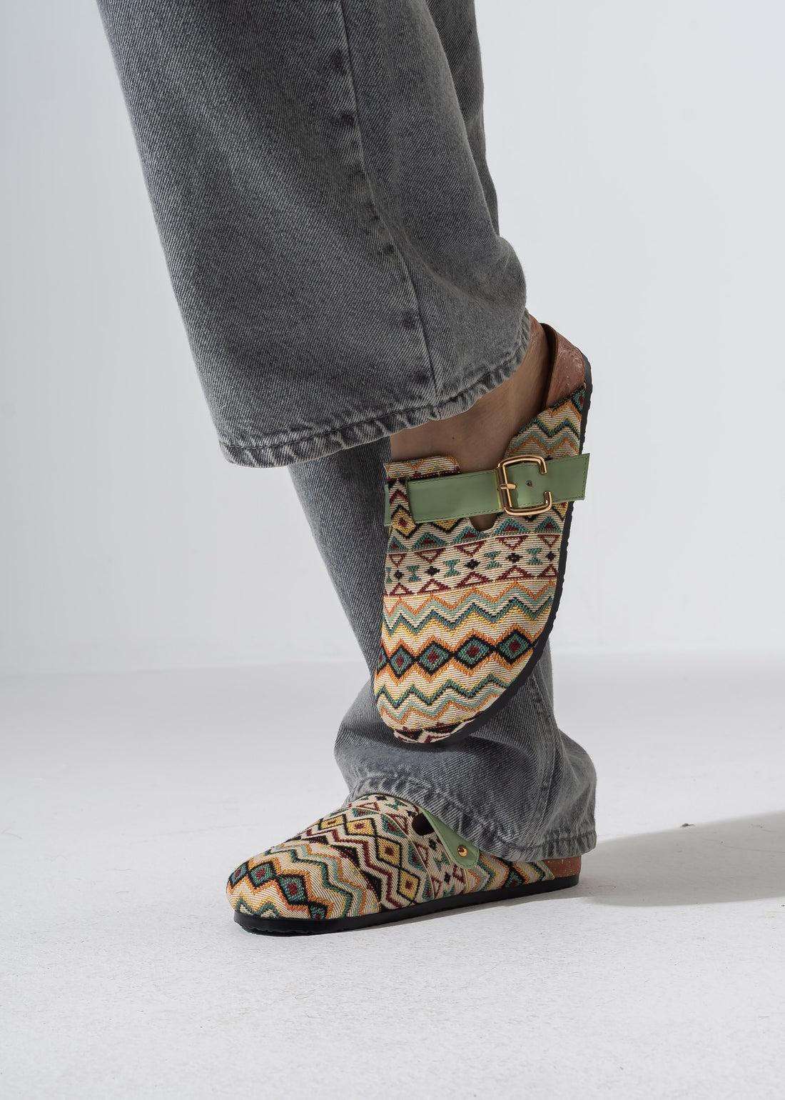 ZigZag Clogs - GREEN