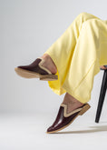 Load image into Gallery viewer, Textured Slip-on Mules - MARRON
