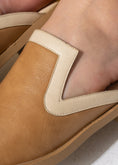 Load image into Gallery viewer, Textured Slip-on Mules - CAFE
