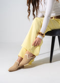 Load image into Gallery viewer, Artisanal Pointed Mules - BEIGE
