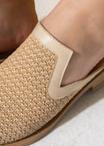 Load image into Gallery viewer, Artisanal Pointed Mules - BEIGE
