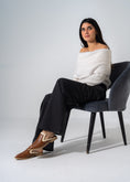 Load image into Gallery viewer, Textured Slip-on Mules - CAMEL
