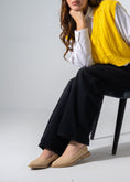 Load image into Gallery viewer, Pointed Straw Flats - BEIGE
