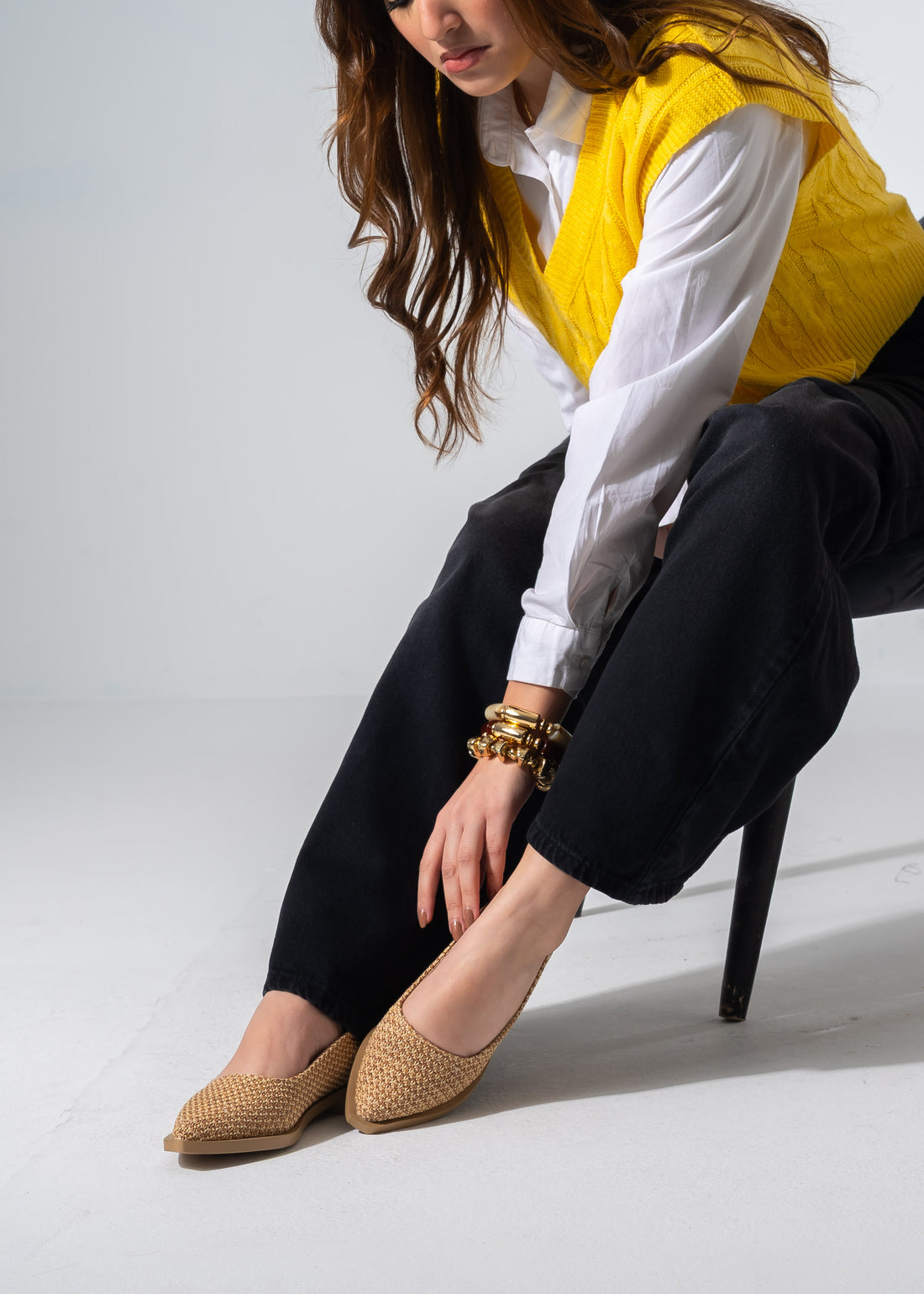 Pointed Straw Flats - CAFE