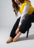 Load image into Gallery viewer, Pointed Straw Flats - CAFE
