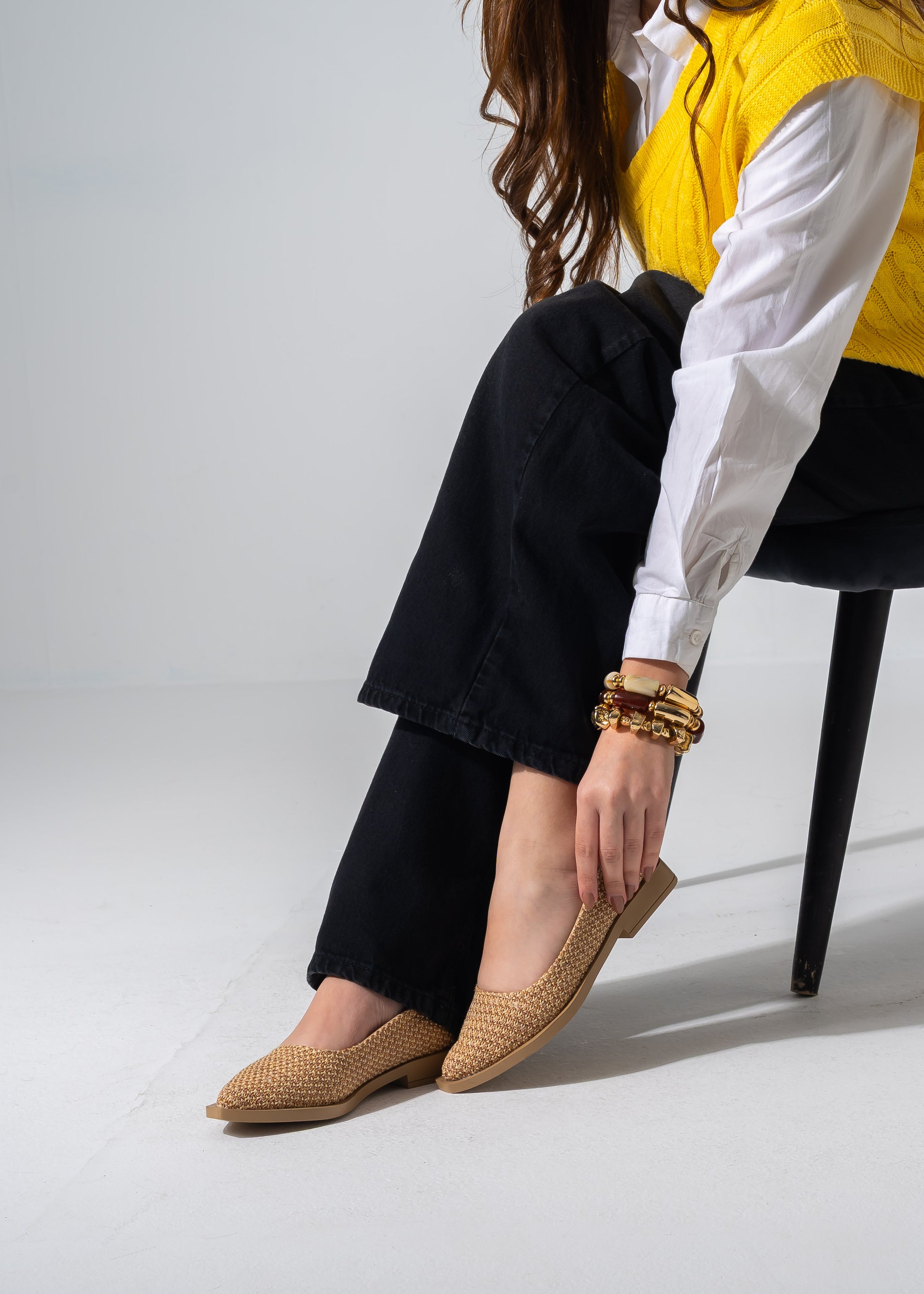 Pointed Straw Flats - CAFE