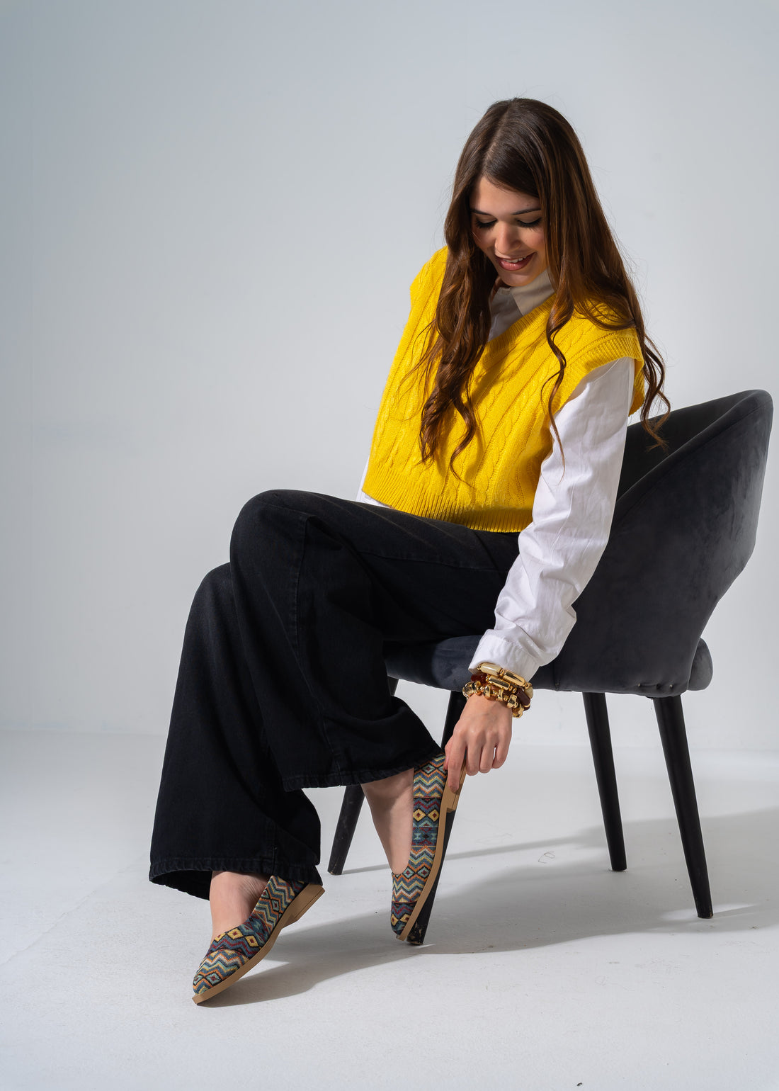 Boho Geometric Flats - CAFE