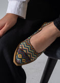 Load image into Gallery viewer, Boho Geometric Flats - CAFE
