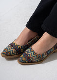Load image into Gallery viewer, Boho Geometric Flats - CAFE
