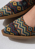Load image into Gallery viewer, Boho Geometric Flats - CAFE
