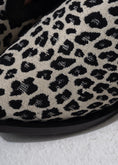 Load image into Gallery viewer, V-Cut Leopard Mules - BLACK

