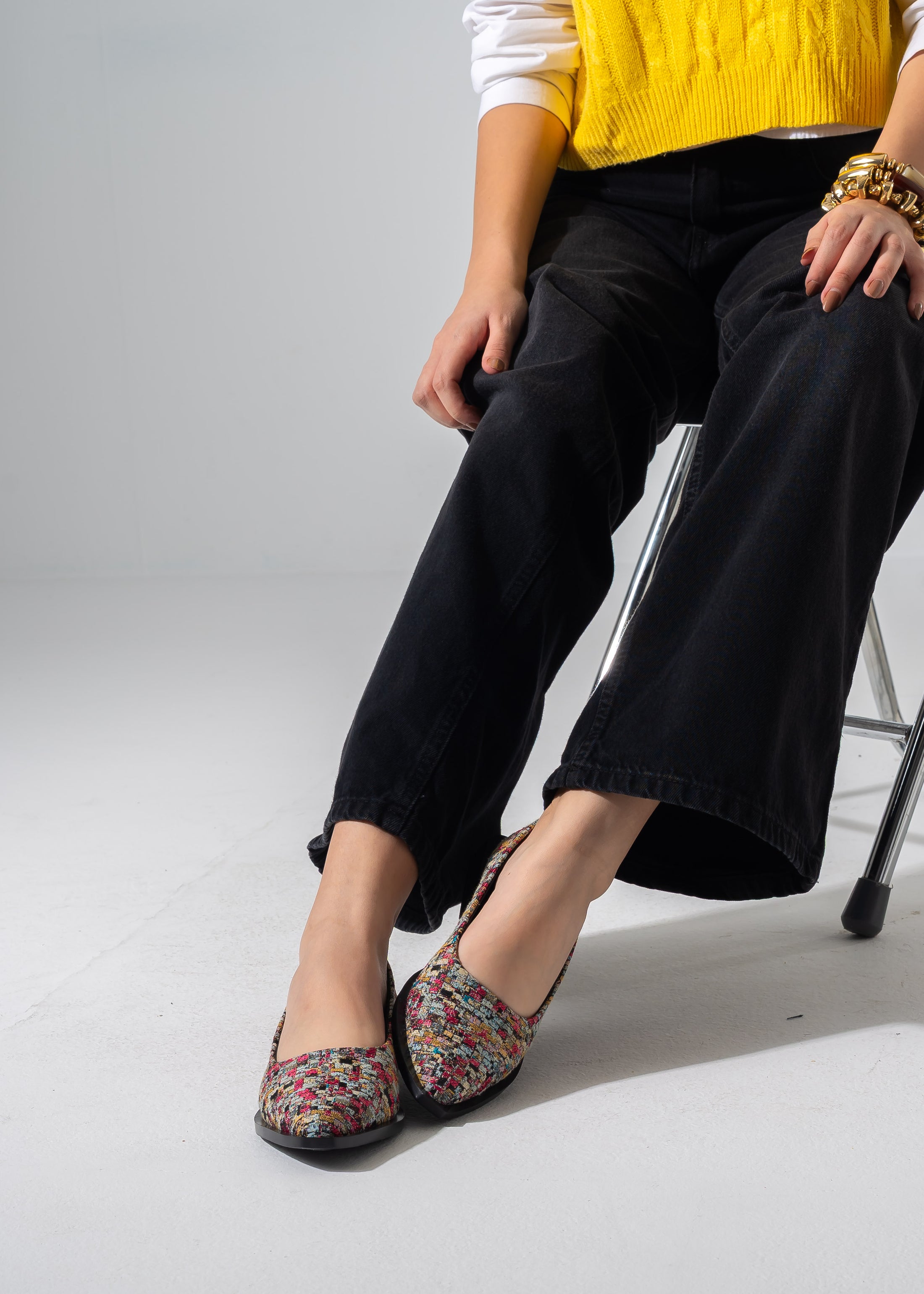 Chic Tweed Flats - PINK