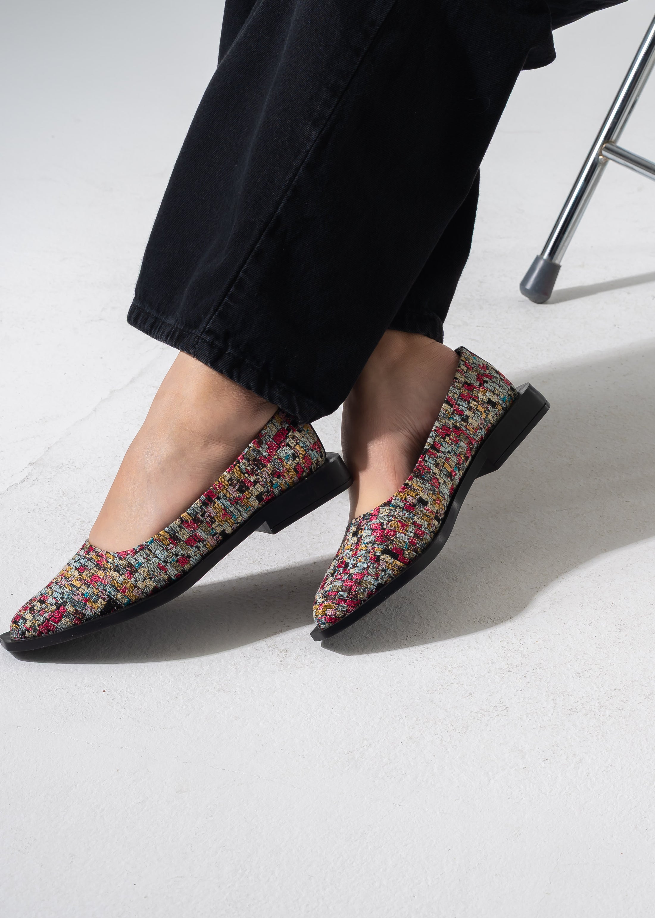 Chic Tweed Flats - PINK