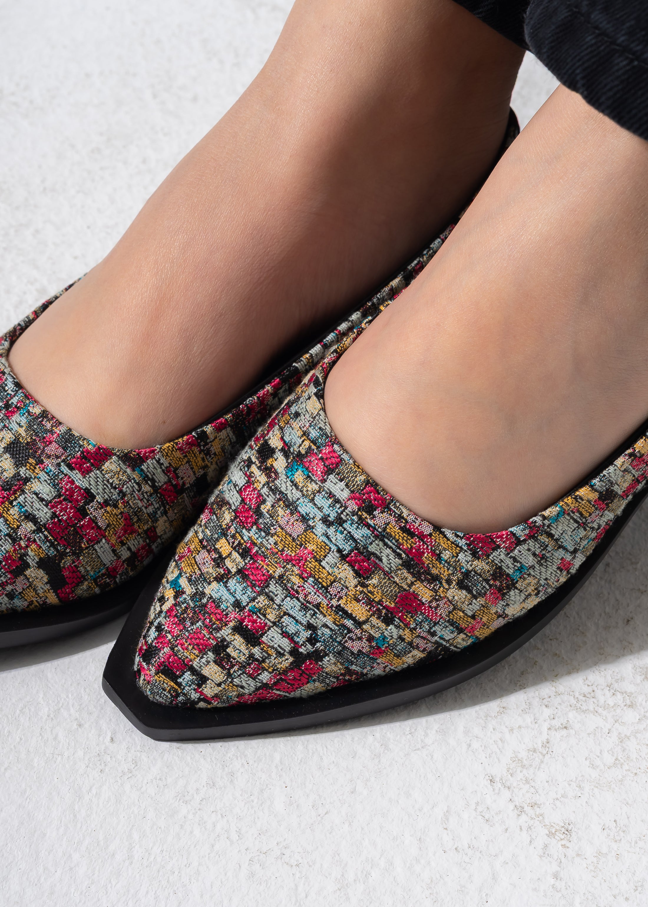 Chic Tweed Flats - PINK