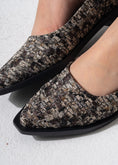 Load image into Gallery viewer, Chic Tweed Flats - BLACK

