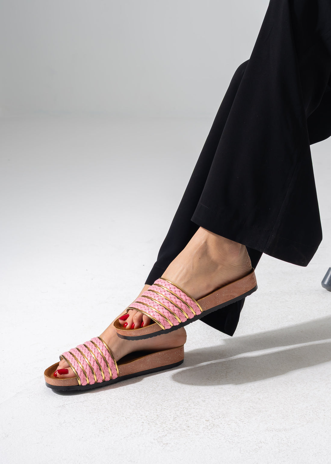 Golden Accent Sliders - PINK