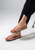 Load image into Gallery viewer, Multi-Strap Ethnic Slides - PINK
