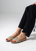 Load image into Gallery viewer, Artisan Sparkle Slides - BEIGE
