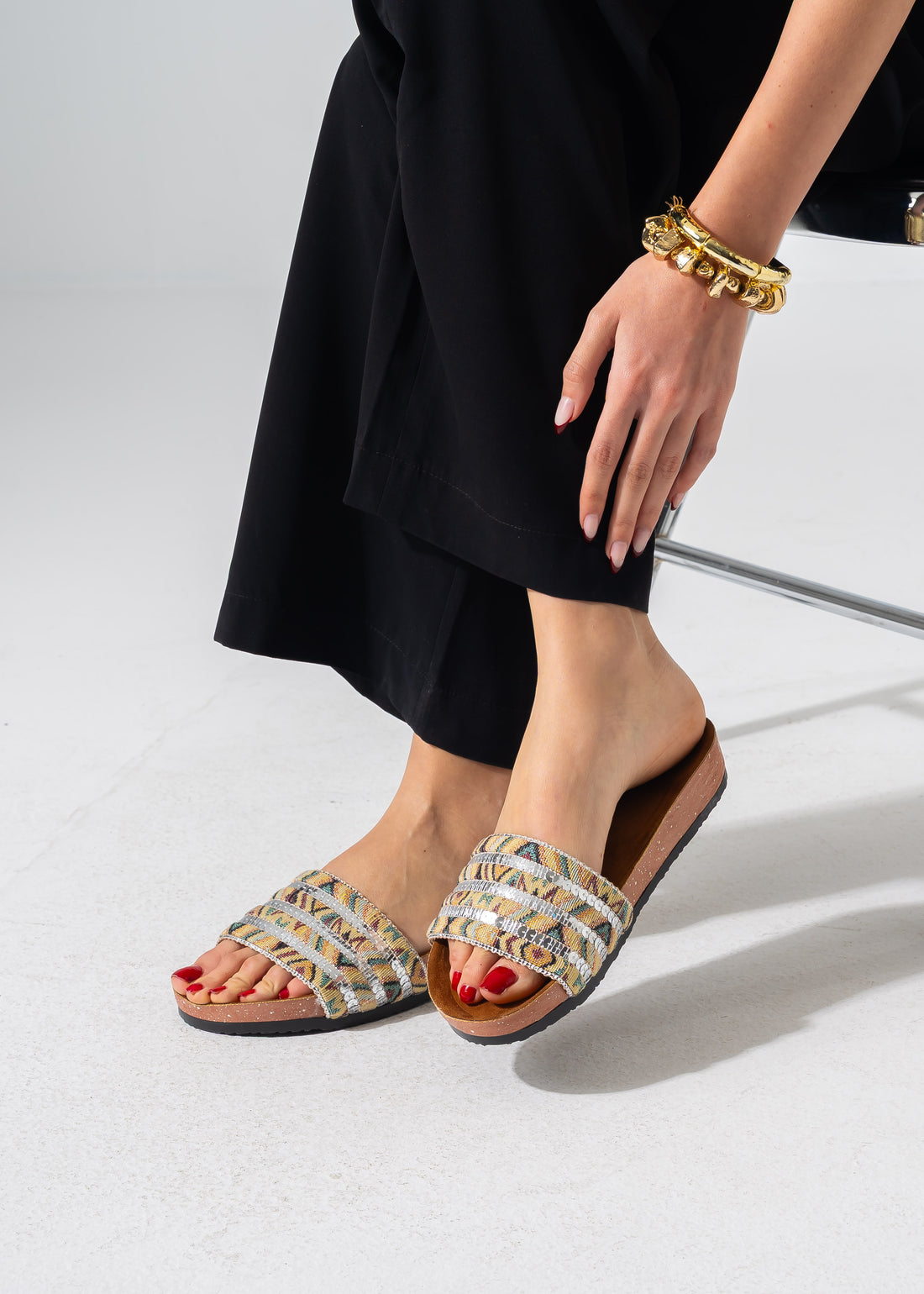 Festival Glam Slides - BEIGE