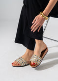 Load image into Gallery viewer, Festival Glam Slides - BEIGE
