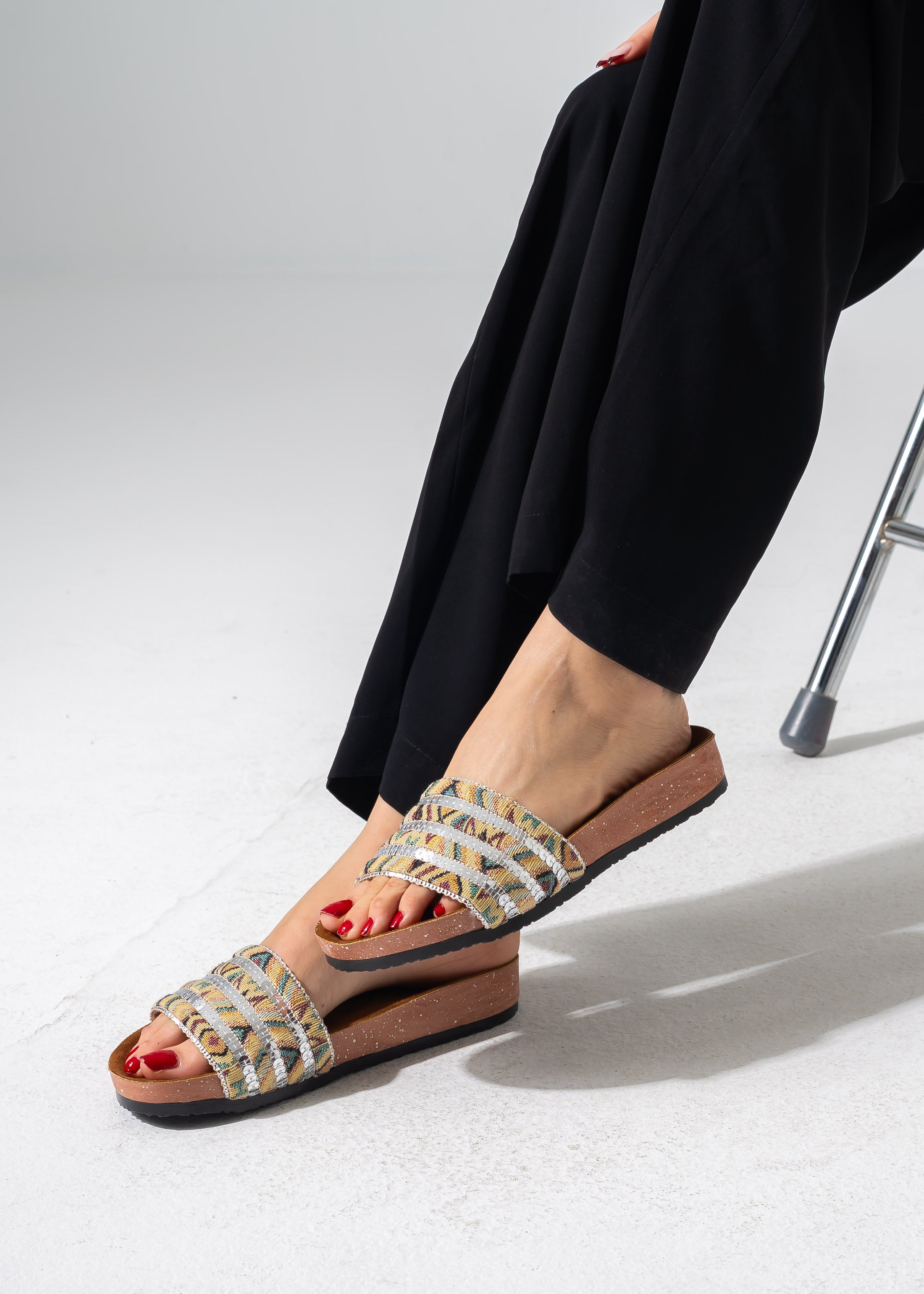 Festival Glam Slides - BEIGE