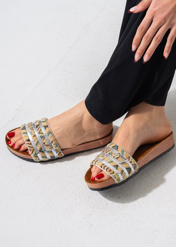 Festival Glam Slides - BEIGE