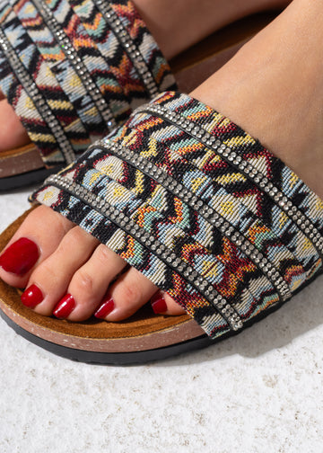 Artisan Sparkle Slides - BLACK